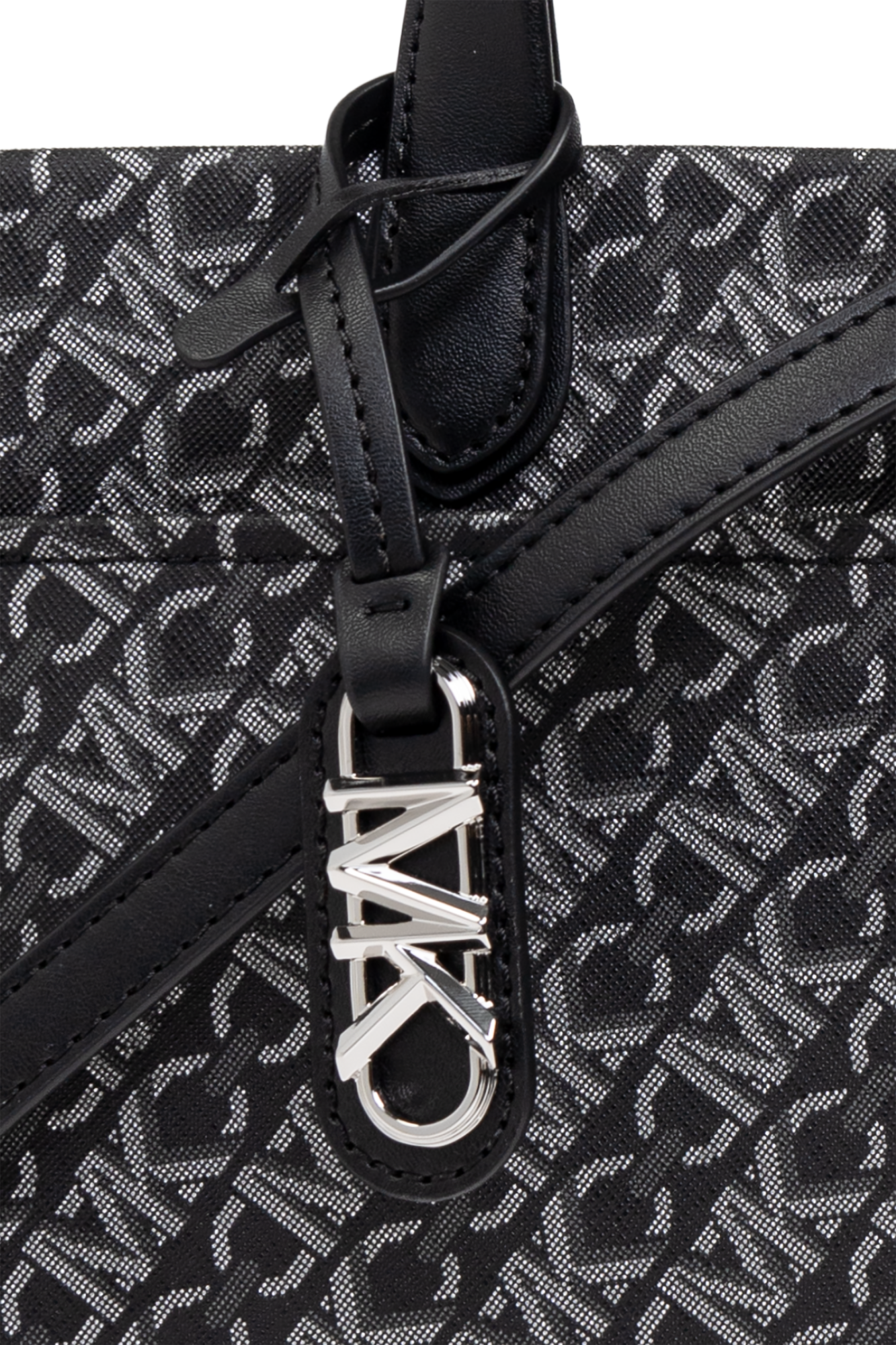 ハンドバッグ Michael Kors MICHAEL KORS Gigi cross bag 32F3S3GC4J NAT BLK Gigi Extra-Small Empire Logo Jacquard Crossbody Bag